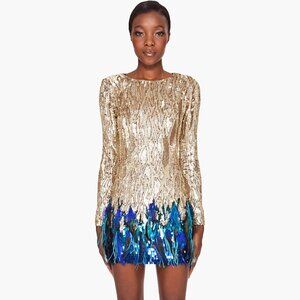 MATTHEW WILLIAMSON SEQUINED EMBROIDERED DRESS, NEVER WORN